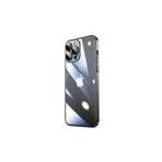 PSR aksesuar Siyah Sert PC Renkli Çerçeveli Zore Riksos Kılıf-Siyah iPhone 14 Pro ile uyumlu