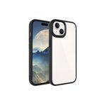 PSR aksesuar Siyah Zore Krom Kılıf-Siyah iPhone 15 ile uyumlu