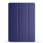 PSR Aksesuar Smart Cover Standlı 1-1 Deri Kapak | Katlanabilir Manyetik Koruma | Darbe Emici Tablet Kılıfı (Lacivert, Galaxy Tab S9 Plus)