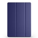 PSR Aksesuar Smart Cover Standlı 1-1 Deri Kapak | Katlanabilir Manyetik Koruma | Darbe Emici Tablet Kılıfı (Lacivert, Lenovo Tab P12)