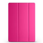 PSR Aksesuar Smart Cover Standlı 1-1 Deri Kapak | Katlanabilir Manyetik Koruma | Darbe Emici Tablet Kılıfı (Pembe, Galaxy Tab S10 Plus)