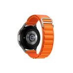 PSR aksesuar Turuncu (20mm) KRD-74 20mm Hasır Zore Kordon-Turuncu Gear S2 (20mm) ile uyumlu