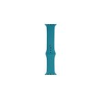 PSR aksesuar Watch Band 7 45 mm Klasik Silikon Strap Koyu Yeşil Kayış Kordon