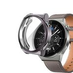 PSR Aksesuar Watch Guard 02 Ekran Koruyucu | Akıllı Saat Ekran Koruyucu | Smart Watch Kırılmaz Cam (Gri, Huawei Watch GT 3 Pro)