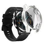 PSR Aksesuar Watch Guard 02 Ekran Koruyucu | Akıllı Saat Ekran Koruyucu | Smart Watch Kırılmaz Cam (Gümüş, Huawei Watch GT2 Pro)