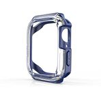 PSR Aksesuar Watch Guard 08 Ekran Koruyucu | Sert PC + Silikon Koruyucu | Smart Watch Kırılmaz Cam (Mavi, Watch 7 41mm)