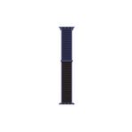 PSR aksesuar Watch Ultra 49 mm Uyumlu KRD-03 Midnight Blue-Black Hasır Strap Kayış Kordon