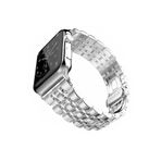 PSR aksesuar Watch Ultra 49 mm Uyumlu KRD-14 Gümüş Metal Strap Kayış Kordon