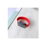 PSR aksesuar Watch Ultra 49 mm Uyumlu KRD-31 Kırmızı Solo Loop Medium Strap Kayış Kordon