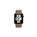 PSR aksesuar Watch Ultra 49 mm Uyumlu KRD-34 Kahverengi Deri Strap Kayış Kordon