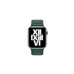 PSR aksesuar Watch Ultra 49 mm Uyumlu KRD-34 Koyu Yeşil Deri Strap Kayış Kordon
