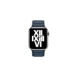 PSR aksesuar Watch Ultra 49 mm Uyumlu KRD-34 Lacivert Deri Strap Kayış Kordon