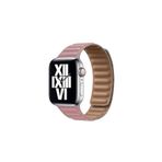 PSR aksesuar Watch Ultra 49 mm Uyumlu KRD-34 Pembe Deri Strap Kayış Kordon