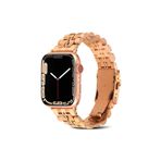 PSR aksesuar Watch Ultra 49 mm Uyumlu KRD-54 Rose Gold Metal Strap Kayış Kordon
