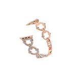 PSR aksesuar Watch Ultra 49 mm Uyumlu KRD-57 Rose Gold Metal Strap Kayış Kordon