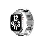PSR aksesuar Watch Ultra 49 mm Uyumlu KRD-63 Gümüş Metal Strap Kayış Kordon
