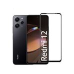 PSR aksesuar Xiaomi Redmi 12 Tam Kapatan Tamperli Cam Ekran Koruyucu Kırılmaz Cam Xiaomi Redmi 12 ile uyumlu