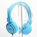 PSR Aksesuar Y-6338 MP3 3.5mm Kulaküstü Kulaklık – HD Ses Kalitesi, Mikrofonlu, iOS ve Android Uyumlu, Yumuşak Silikon Pedli Rahat Tasarım (Mavi)