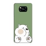 PSR aksesuar Yeşil Panda Yeşil Telefon Kılıfı Poco X3 NFC ile uyumlu