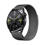 PSR aksesuar Zore Band-12 22mm Metal Hasır Kordon-Siyah Gear S3 ile uyumlu