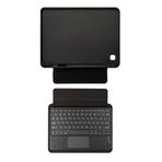 PSR aksesuar Zore Border Keyboard Bluetooh Bağlantılı Standlı Klavyeli Tablet Kılıfı-Siya Galaxy Tab S6 Lite P610 ile uyumlu