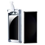 PSR aksesuar Zore Uygulama Aparatlı 6in1 Easy Privacy Body Ekran Koruyucu-Siyah Galaxy S23 Ultra ile uyumlu