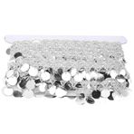 Pssopp 10 Metre Pullu Püskül Etek Oryantal Dans Püskül Göbek Zinciri Yuvarlak Para Kalça Eşarp Kostüm Payet Bel Zinciri Wrap (23 * 12 * 2 cm-Gümüş)
