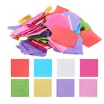 Pssopp 5 cm Gökkuşağı Kağıt Konfeti, Kare Konfeti Kare Peçete Kağıdı Konfeti, Balon, Düğün, Doğum Günü, Nişan Partisi için (60 g)