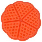 Pssopp Waffle Kalıp Pişirme, Mikrodalga, Fırın Ve Dondurucu Için Yapışmaz Yeniden Kullanılabilir Silikon Waffle Kalıbı, Kek, Pizza, Ekmek, Leke Ve Kokuya Dayanıklı (Kalp Şeklinde)