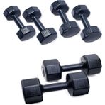 Psspor 3 Set Dambıl ( 1 kg x 2 Ad 2 kg x 2 Ad 3 kg x 2 Ad ) - Siyah
