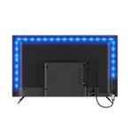 PSTAR LED şerit 2m, Bluetooth USB LED aydınlatma aydınlatması 40 ila 60 inç HDTV, TV ekranı, PC monitörü, dekorasyon, parti, app ile kontrol edilebilir, müzikli LED TV arka ışığı senkronizasyonu