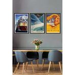 (Pster14893) Kış 3 Parçalı Çerçeve Seti 50 X 70