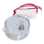 Psytfei DC Motor 50TYC Düşük Güç Tüketimi Elektrik Motoru Mini Jeneratör Motorları Otomat Makineleri için DC12V 5RPM CCW CW