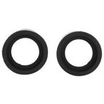 Psytfei Mercek Kapağı 2 Adet 36mm Çap Kauçuk Mercek Koruyucu Göz Muhafızları Mikroskop Mercek Göz Koruyucuları Stereo Mikroskop(Flat Angle)