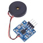 Psytfei Titreşim Anahtarı 5.0 V DC AD/DO Titreşim Değiştirme Sensörü Modülü Piezoelektrik Titreşim Dokunarak Sensör Modülü Titreşim Anahtarı Modülü