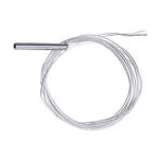 Pt100 Platinum Dirençli Sıcaklık Sensörü - Sıcaklık Probu - 2 Kablo 1 Metre