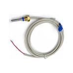 PT1000 Sıcaklık Sensörü 0C/105C Çelik Isı Probu 1.5 Metre IP68 Su