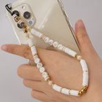 PTNKUIIY Bohem Kayıp Önleyici Cep Telefonu Zinciri, Vintage Akrilik Cep Telefonu Charm Boncuklar Renkli Cep Telefonu Zinciri Telefon Kordonu El Kayışı Boncuk Kayış Telefon Kolye Cep Telefonu Takı Asmak Chian Kadınlar için