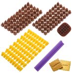 Ptwola 5 adet harf ve rakamlı harf kurabiye kalıbı seti, rakamlar, alfabe, pasta kalıbı, dekorasyon, klasik harfler, bisküvi kalıpları, bisküvi, fondan, bisküvi damgası