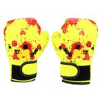 PU Boks Eldiveni, Karikatür MMA Muay Thai Eğitim Eldivenleri Fikir tartışması Eğitim Eldivenleri, 2-11 Yaş Çocuklar için Kickboks Eğitim Eldivenleri(Sarı)