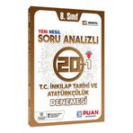 Puan Yayınları 8. Sınıf LGS T.C. İnkılap Tarihi ve Atatürkçülük Soru Analizli 20+1 Deneme