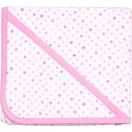 Puanlı Kız Bebek Penye Battaniye (88X88CM) - Pembe - 88cm x 88cm