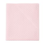 Puantiyeli Çift Taraflı Kız Bebek Penye Battaniye (85x85cm), PEMBE, STANDART