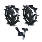 Pubert Vario 400x8 Siyah Demir Teker ve Aks Takımı