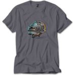 Pubg Level 3 Helmet Born To Loot Gri Tişört