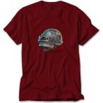 Pubg Level 3 Helmet Born To Loot Kırmızı Tişört - 4XL