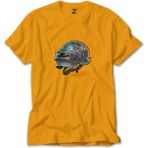 Pubg Level 3 Helmet Born To Loot Sarı Tişört - 5XL