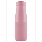 Puccon Pembe 500 ml Paslanmaz Çelik Termos - Silikon Kaplı (Dalga) Okul, Günlük, Kamp - 50020