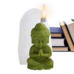 PUCHEN Buda Mum Kalıpları Silikon, Buda Çimento Heykeli Silikon Kalıplar, El Sanatları Mum Yapımı için DIY Buda Kalıbı, Buda Silikon Mum Kalıpları, Yaratıcı Silikon Buda Kalıpları