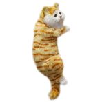 PUCHEN Kürklü Asılı Kedi Simüle Kedi Peluş Oyuncak Hayvan Figürleri Asılı Bebek TV Kolye Masaüstü Dekorasyon için